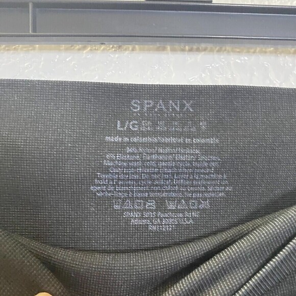 Spanx Womens Gray Look At Me Now Seamless Full Length Moto Leggings Pants Large - Picture 6 of 7